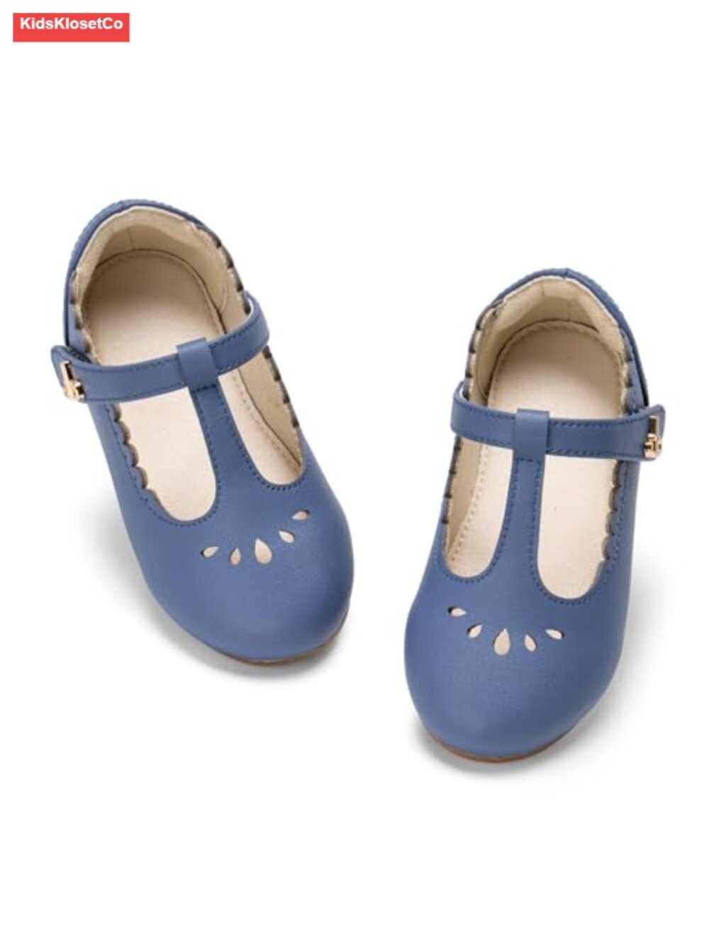 Girls Mary Jane Flats Patent Leather T-Strap Toddler